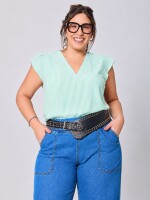 Blusa Beti Verde rayas