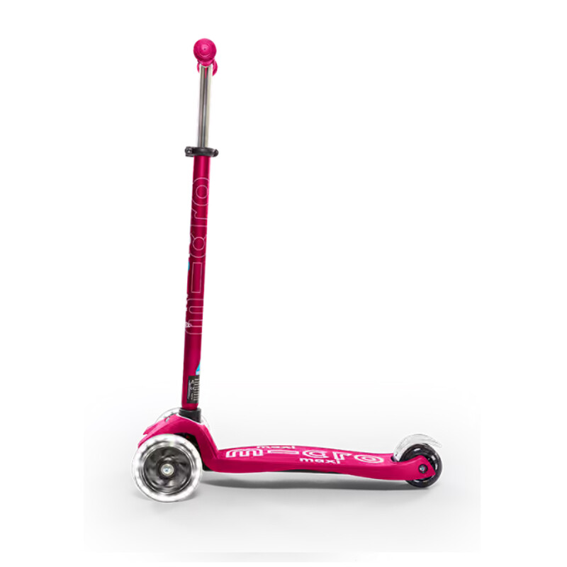 Monopatín Maxi Micro Deluxe Led Rosa