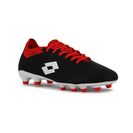 Lotto Salerno Futbol Cancha Md Hombre Negro-Blanco