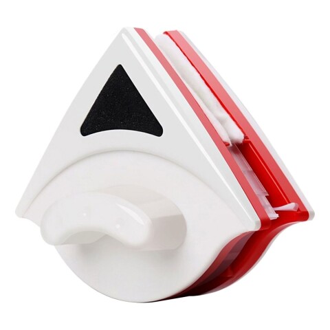 Limpiavidrios Magnético Triangular Vidrios 3-8 Mm Casa Color Variante Rojo