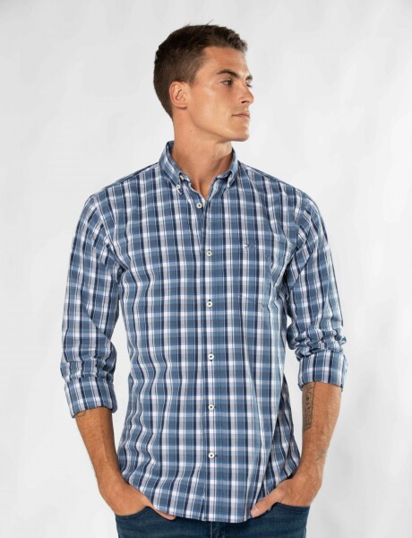 CAMISA A CUADROS Piedra