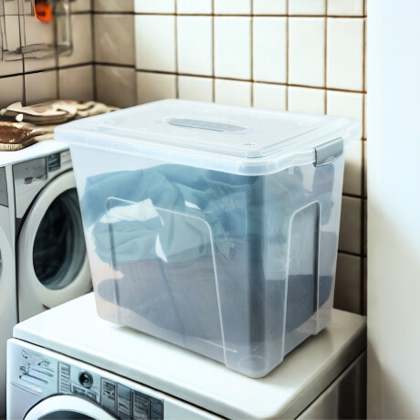 Caja organizadora 23,5lt TRANSPARENTE