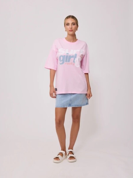 T-SHIRT RUSTY SERIA ROSADO
