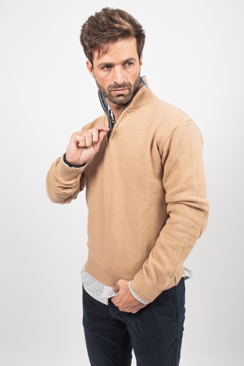 Sweater Cardif Lambswool Beige