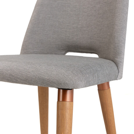 Silla Drop - Tela Rústica Linked 35 (Gris)