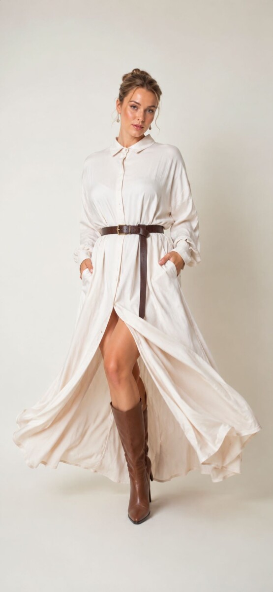 VESTIDO AMETRINA - Natural 