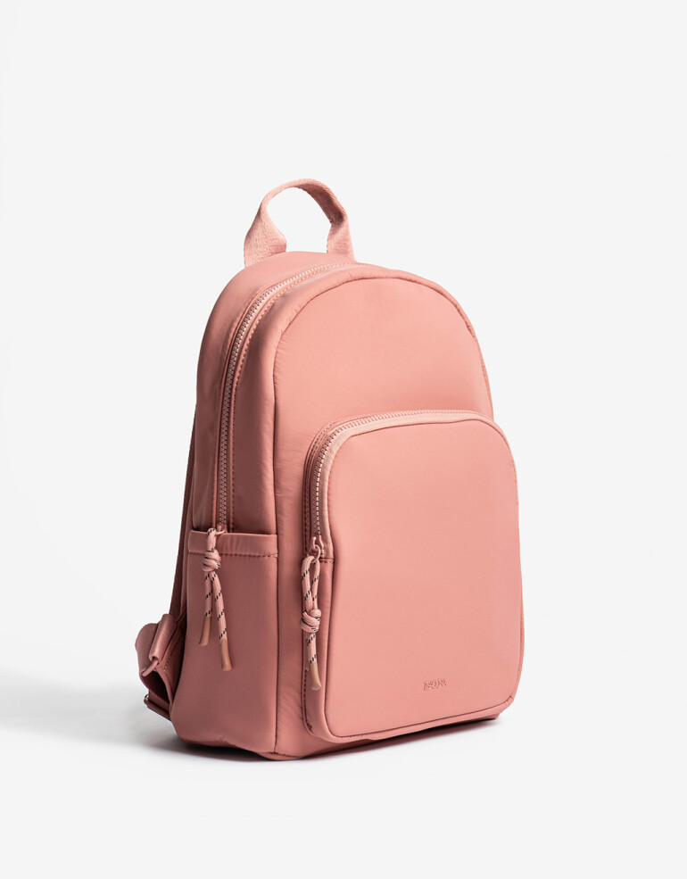 Mochilas Urbanas Nylon Mochila En Material Reciclado - Rosa Oscuro