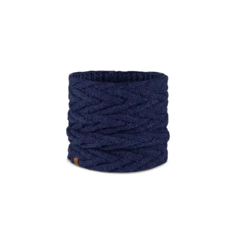 Bufanda Buff Knitted & Fleece Caryn Midnight Azul
