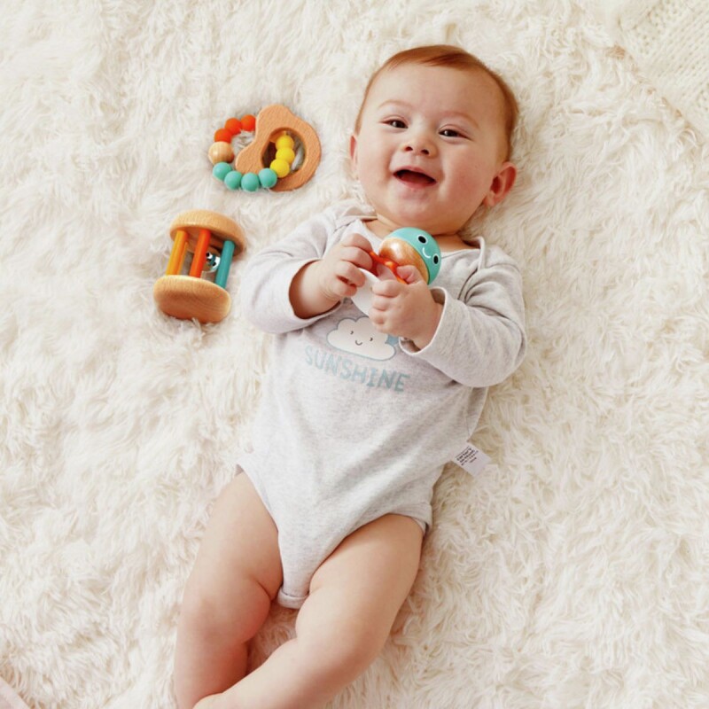 Set x3 sonajeros sensoriales Set x3 sonajeros sensoriales