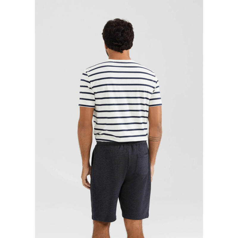 BERMUDA MASC PRETO MESCLA