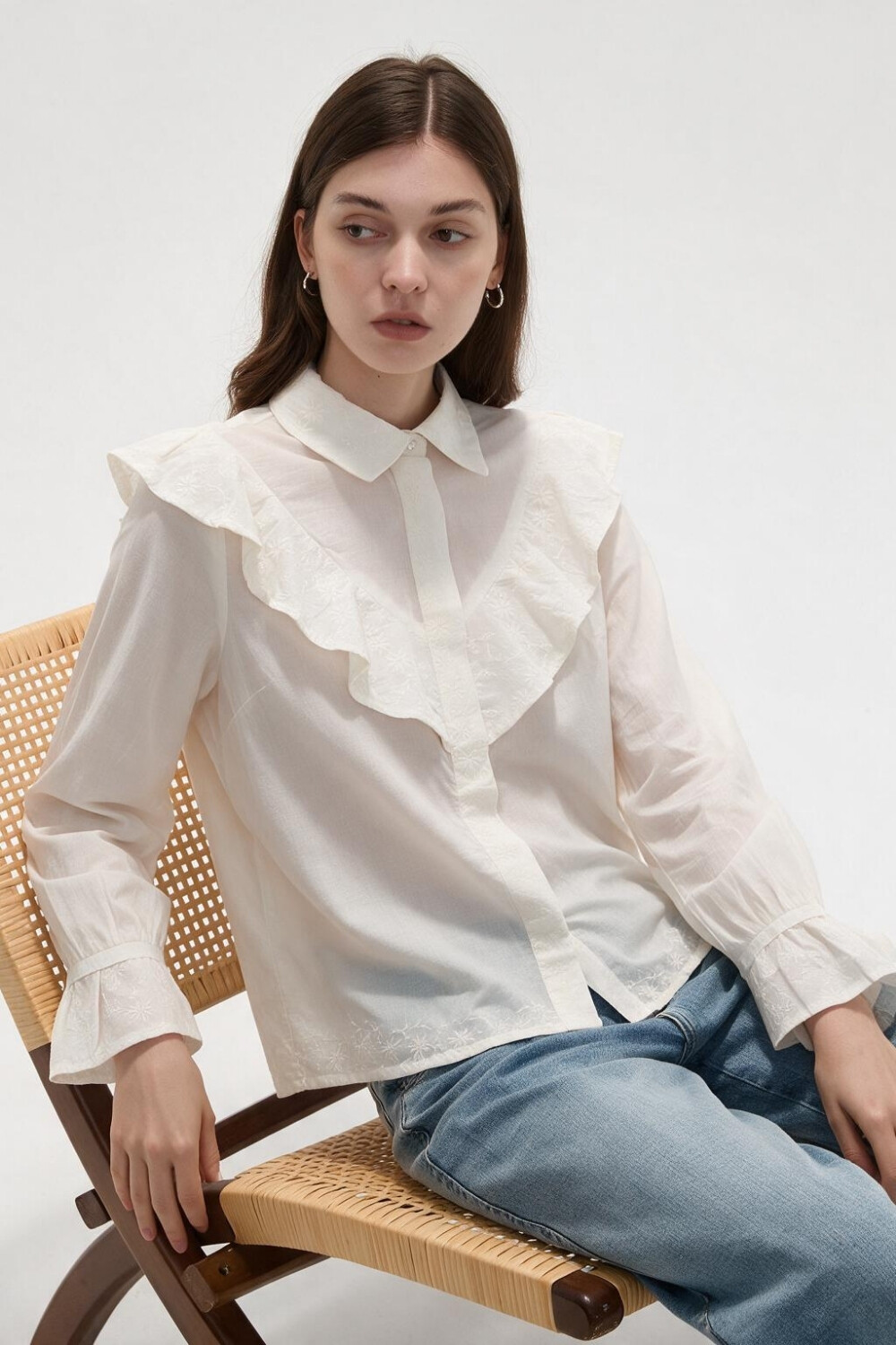 Camisa Hariet Marfil / Off White