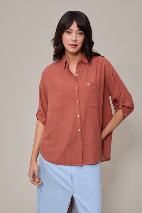 CAMISA BLAISE POLANCO Naranja