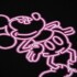 T-shirt de niña teen neon Mickey NEGRO