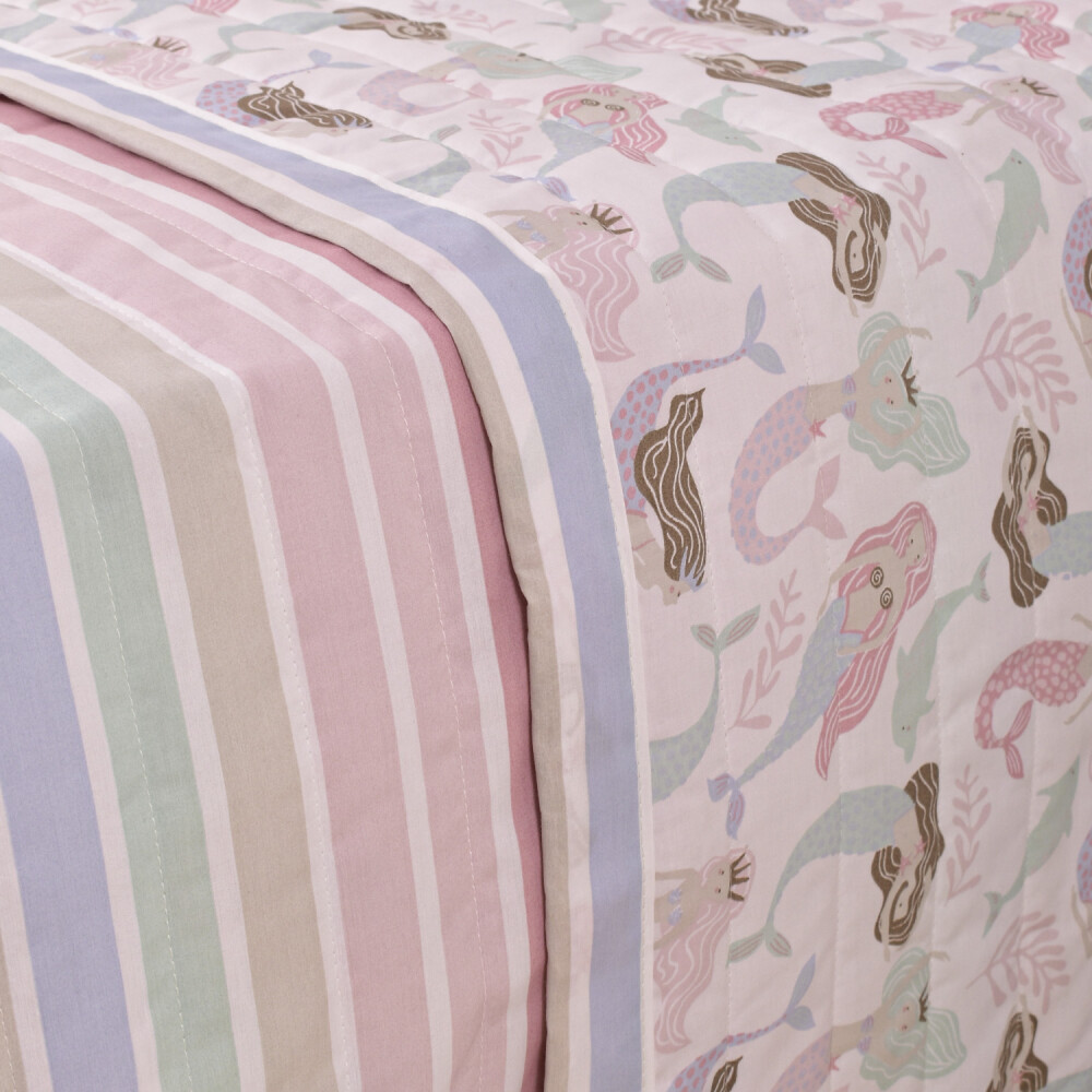 Cubrecamas Rayas Acqua Y Rosa – 180×240 cm Cubrecamas Rayas Acqua Y Rosa – 180×240 cm