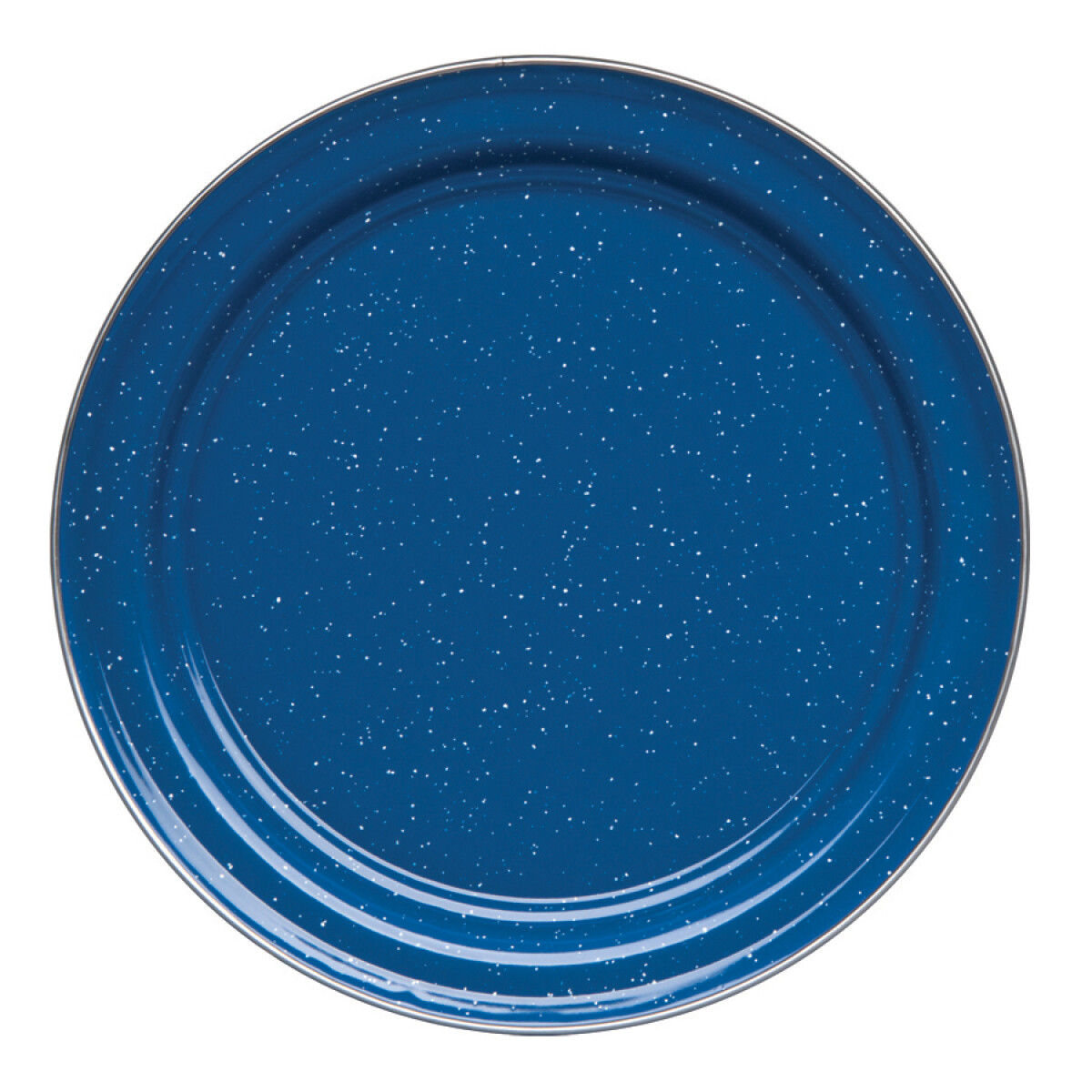 Plato Acero Esmaltado 22 cm. Azul 