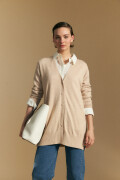 CARDIGAN ROMERO Beige Melange