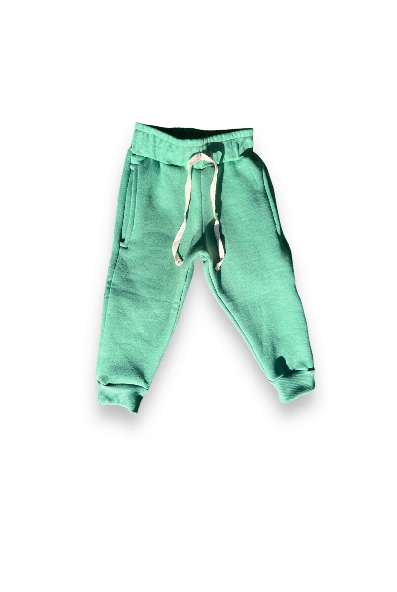 Pantalón de Felpa Verde 