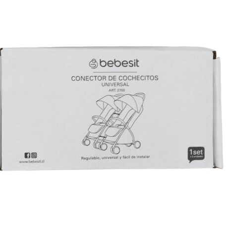 Conector Universal Convierte 2 en 1 Mellizos Bebesit Conector Universal Convierte 2 en 1 Mellizos Bebesit