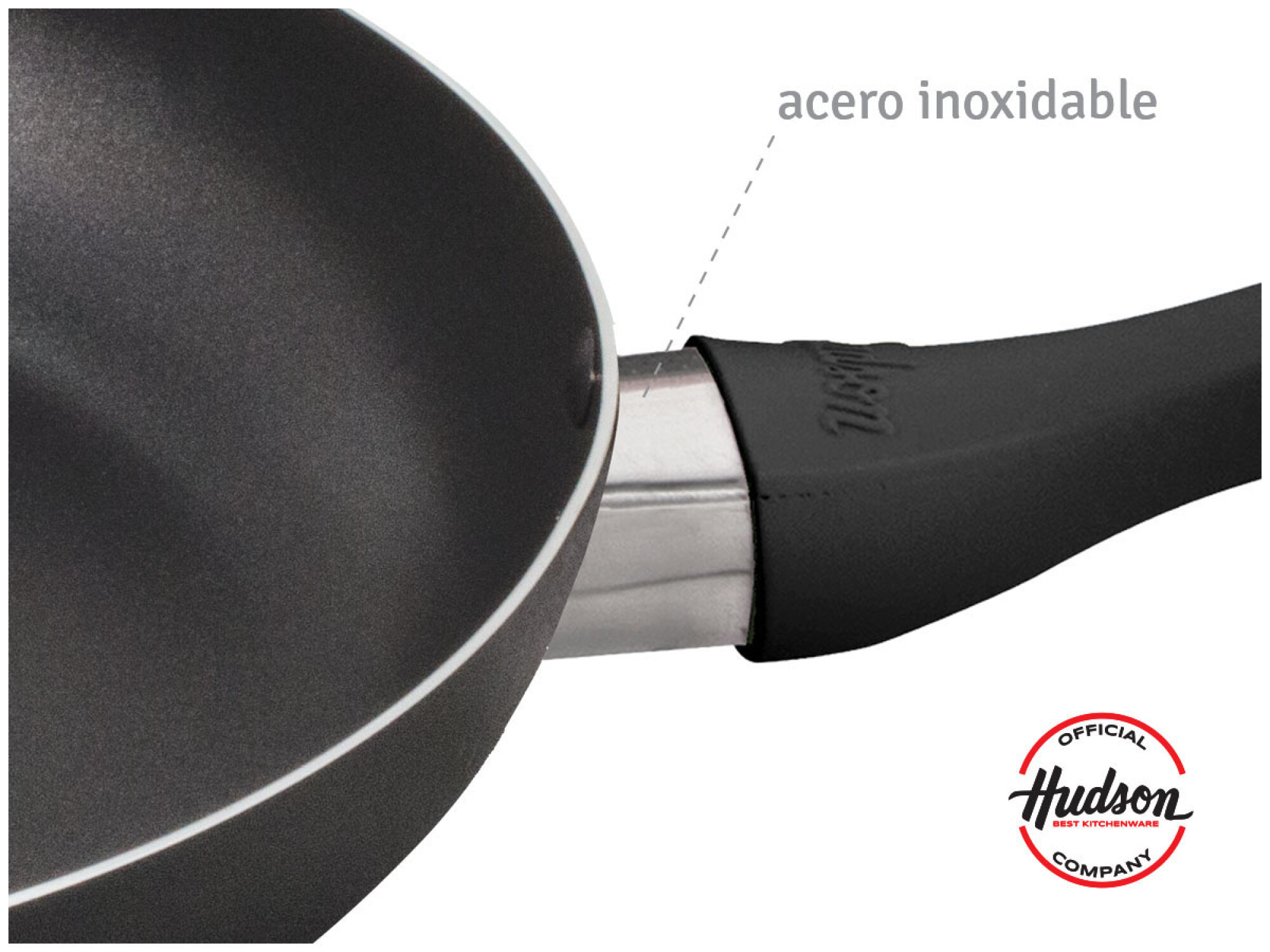 Wok Antiadherente 28 Cm Aluminio — Hudson Cocina