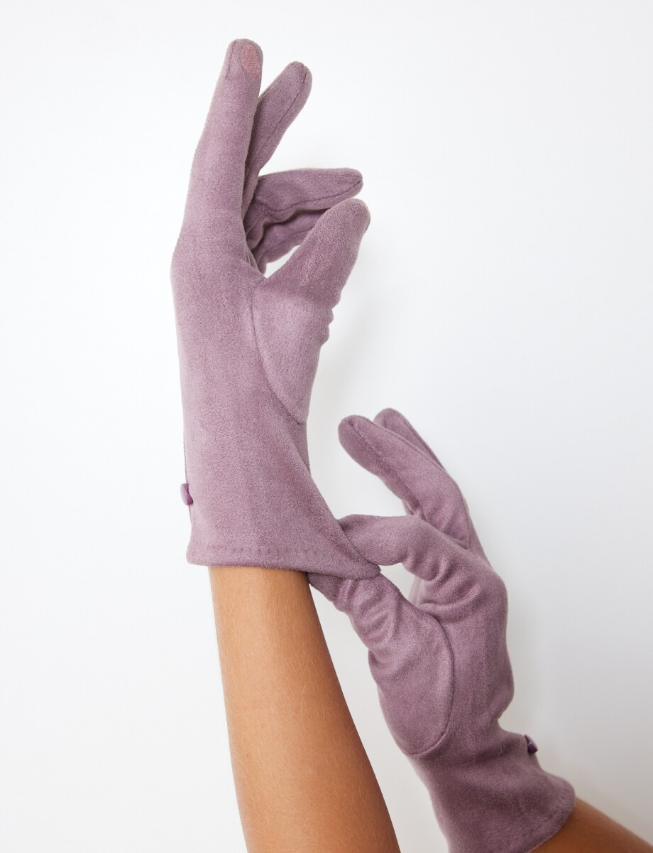 Guante Suede - Lavanda 
