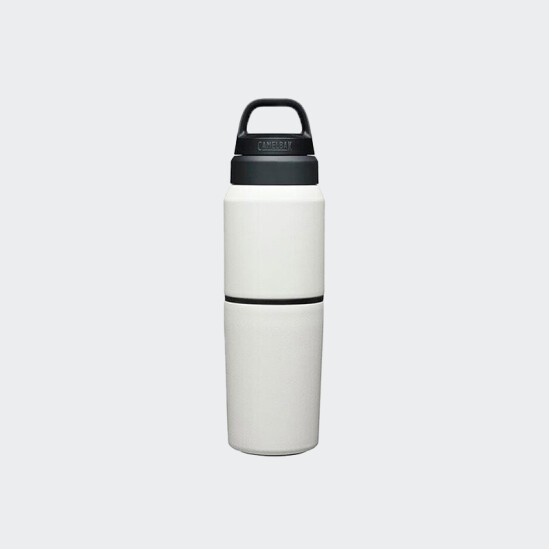 Botella Camelbak MultiBev de 500ML, taza 350ML Blanco