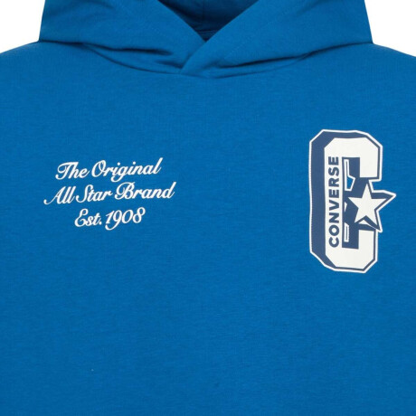 Abrigo Cnvb Retro Varsity Ft Polera Hoodie de Niño Azul