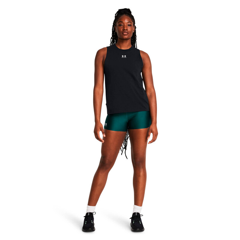 Musculosa Training Under Armour Rival de Mujer - 1383659-001 Negro-blanco