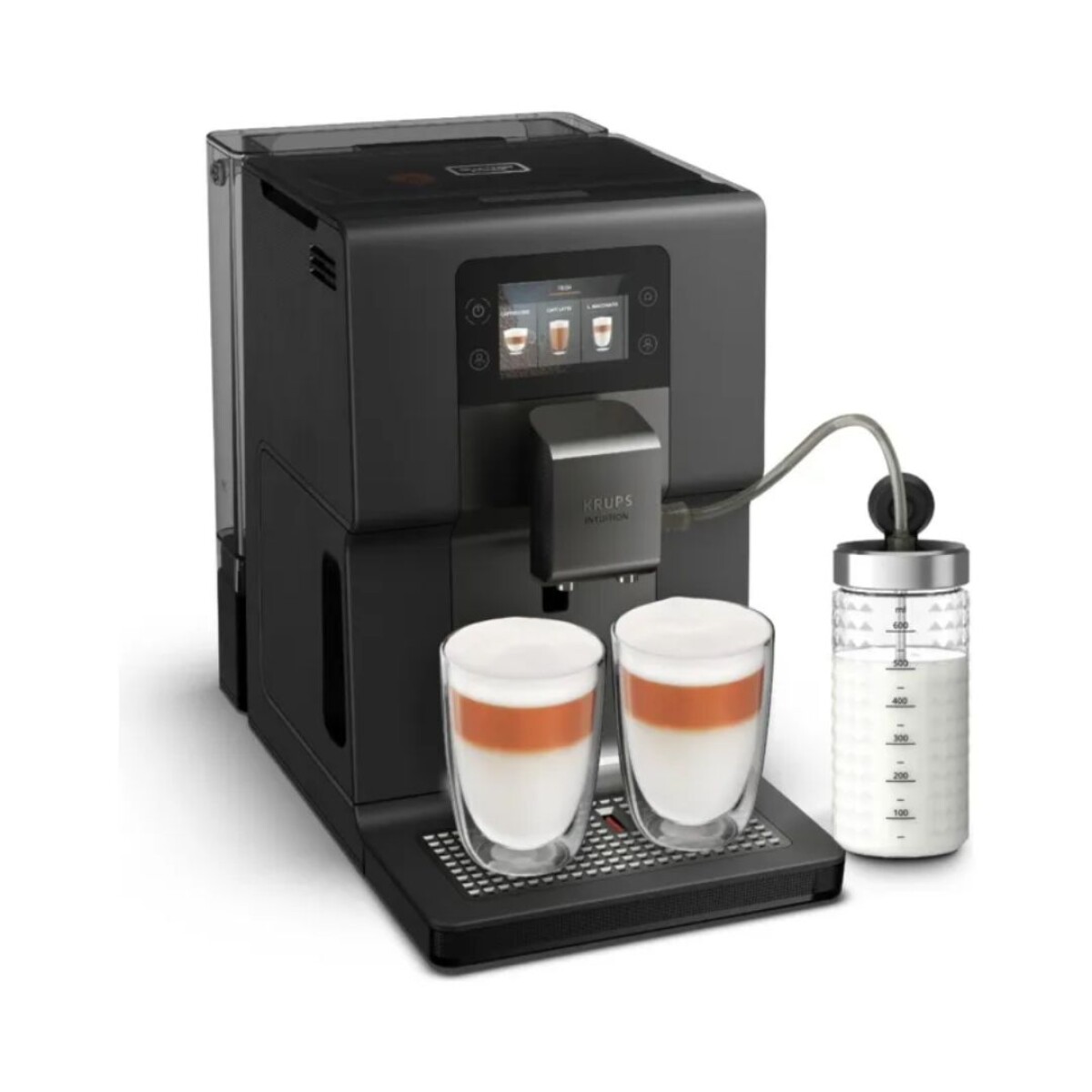 Cafetera Espresso Krups Intuition Preference | Pantalla Tactil | Color gris. 