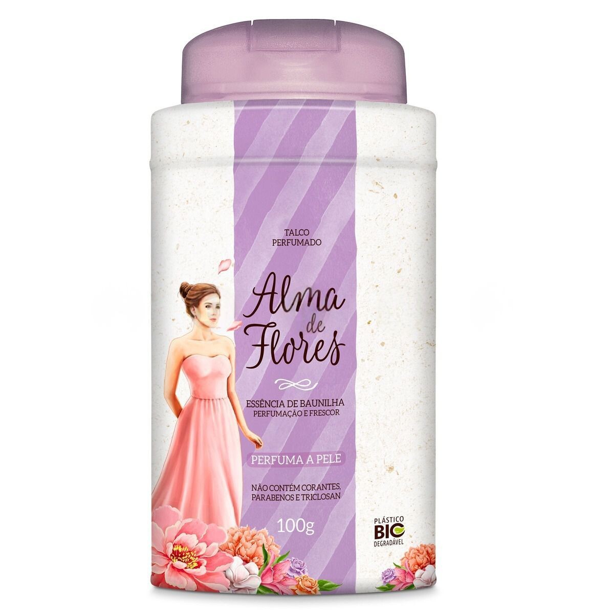 ALMA DE FLORES TALCO VAINILLA FR. X 100 