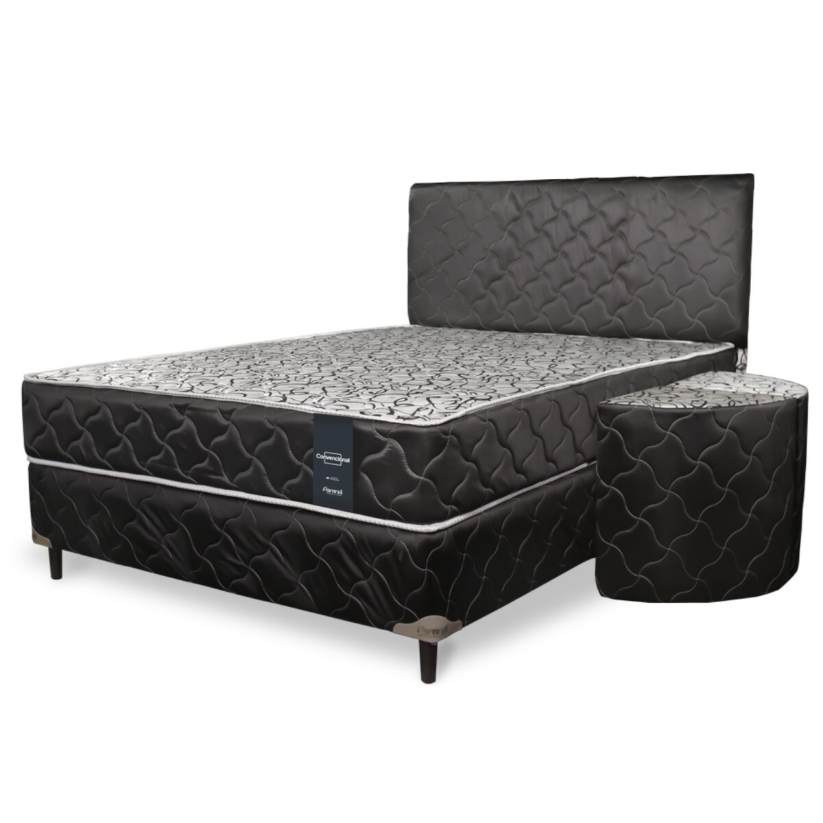Juego completo Parana Convencional 1.60 x 2.00 - Negro 