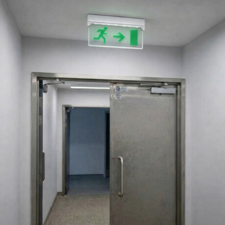 CARTEL DE SALIDA - DERECHA Cartel LED Emergencia Derecha o Izquierda