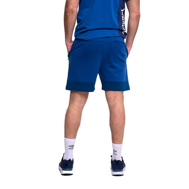 Short Umbro Nacional de Hombre - NU142949 Azul-blanco