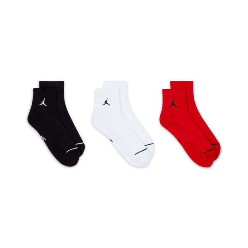 Medias Everyday Cush Poly Ankle 3-Pack Unisex Multicolor