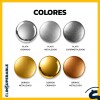 ESMALTE AEROSOL METALIZADO 7CF 400ml. Plata Cromo R-3012 Bright Chrome