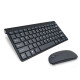 Combo de Teclado y Mouse Inalámbrico Slim Negro