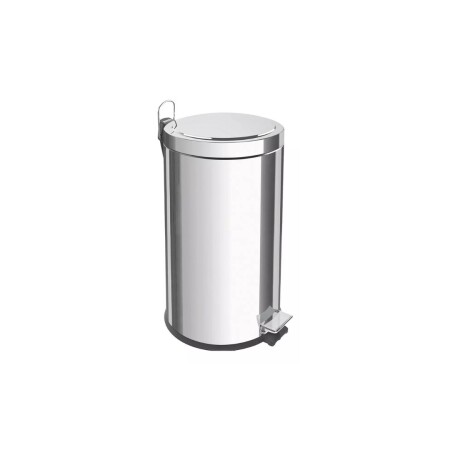 PAPELERA TACHO ACERO INOXIDABLE TRAMONTINA 30LTS PLATEADO