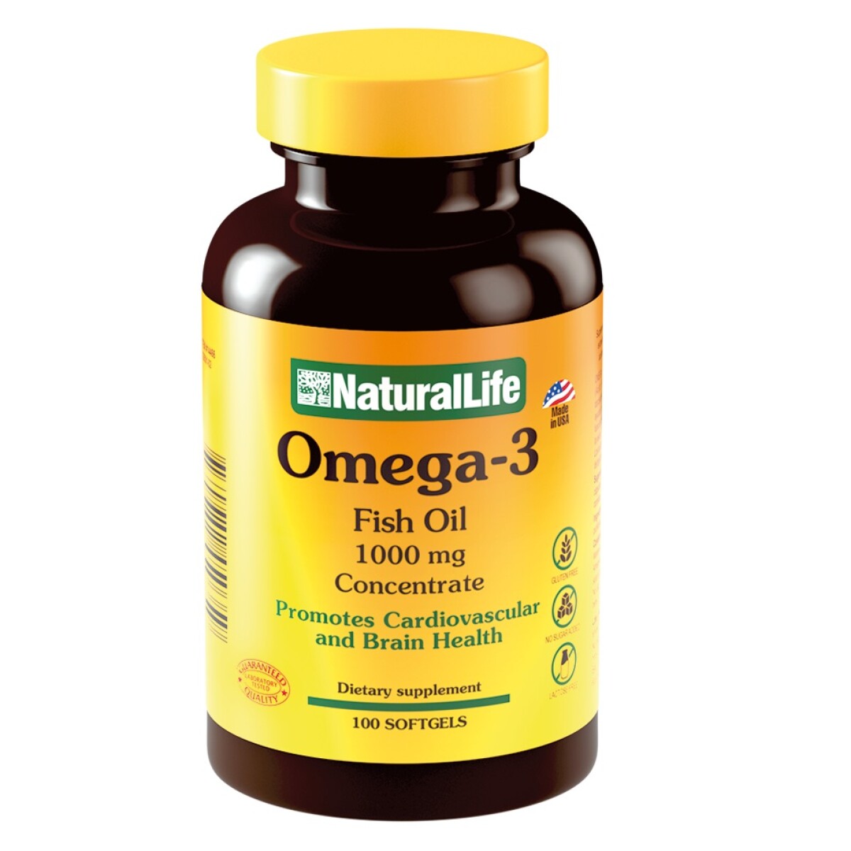 Omega 3 Fish Oil 1000 Mg. 100 Caps. 