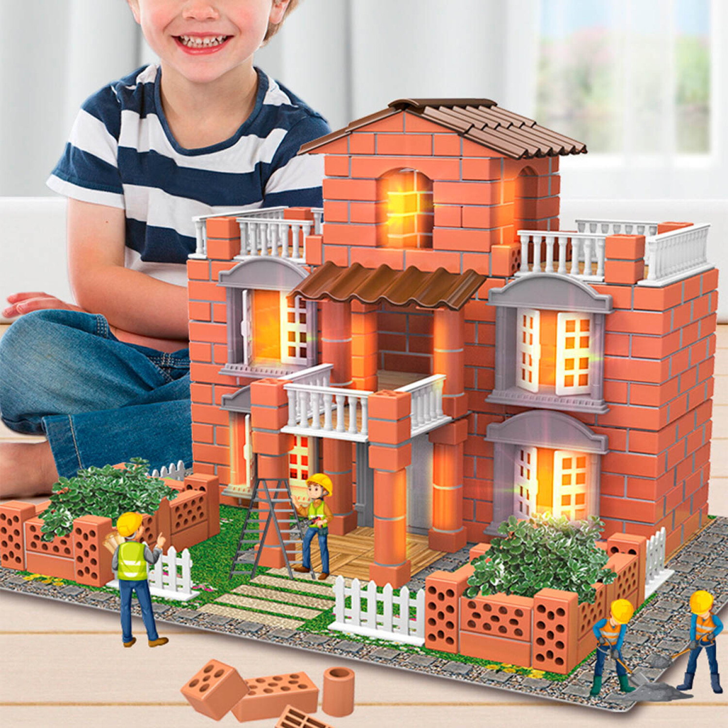 Set Bloques X456pz Casa Construcción Ladrillos Acc — El Rey del