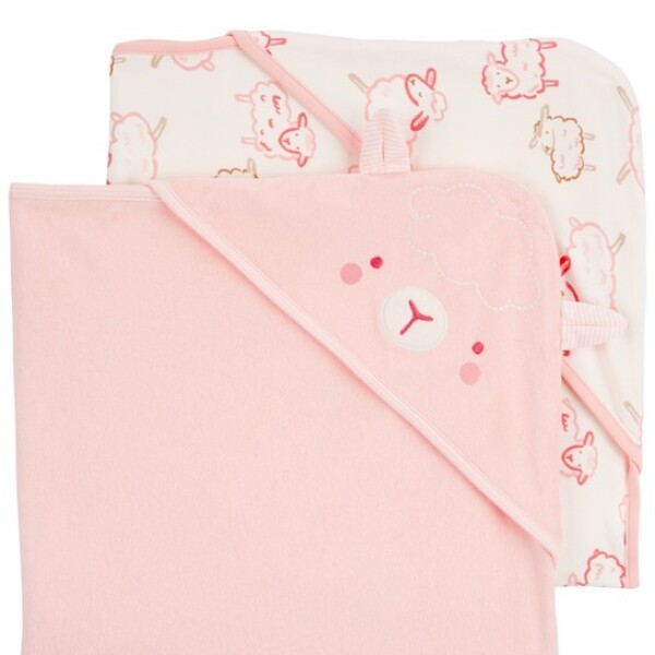 Set x2 toallas carters PREMIUM rosa