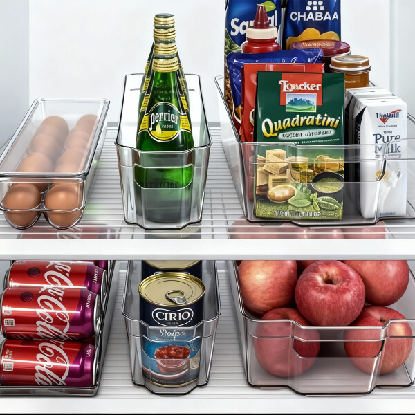 Organizador Cocina Heladera Multiuso Juego de 6 recipientes contenedores Imback Organizador Cocina Heladera Multiuso Juego de 6 recipientes contenedores Imback