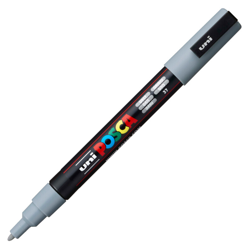 MARCADOR UNI POSCA 1.3 MM GRIS N/A