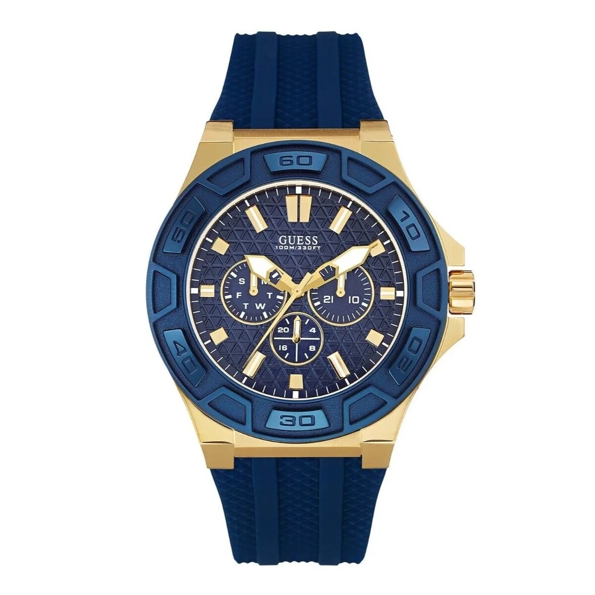 Reloj GUESS FORCE Silicona Azul Esfera 45mm 