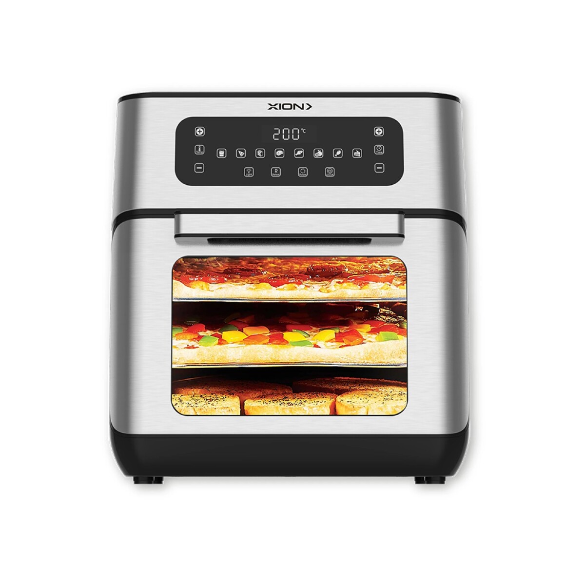 Freidora Horno Eléctrico de Aire XION 8 Funciones Capacidad 12.8L 