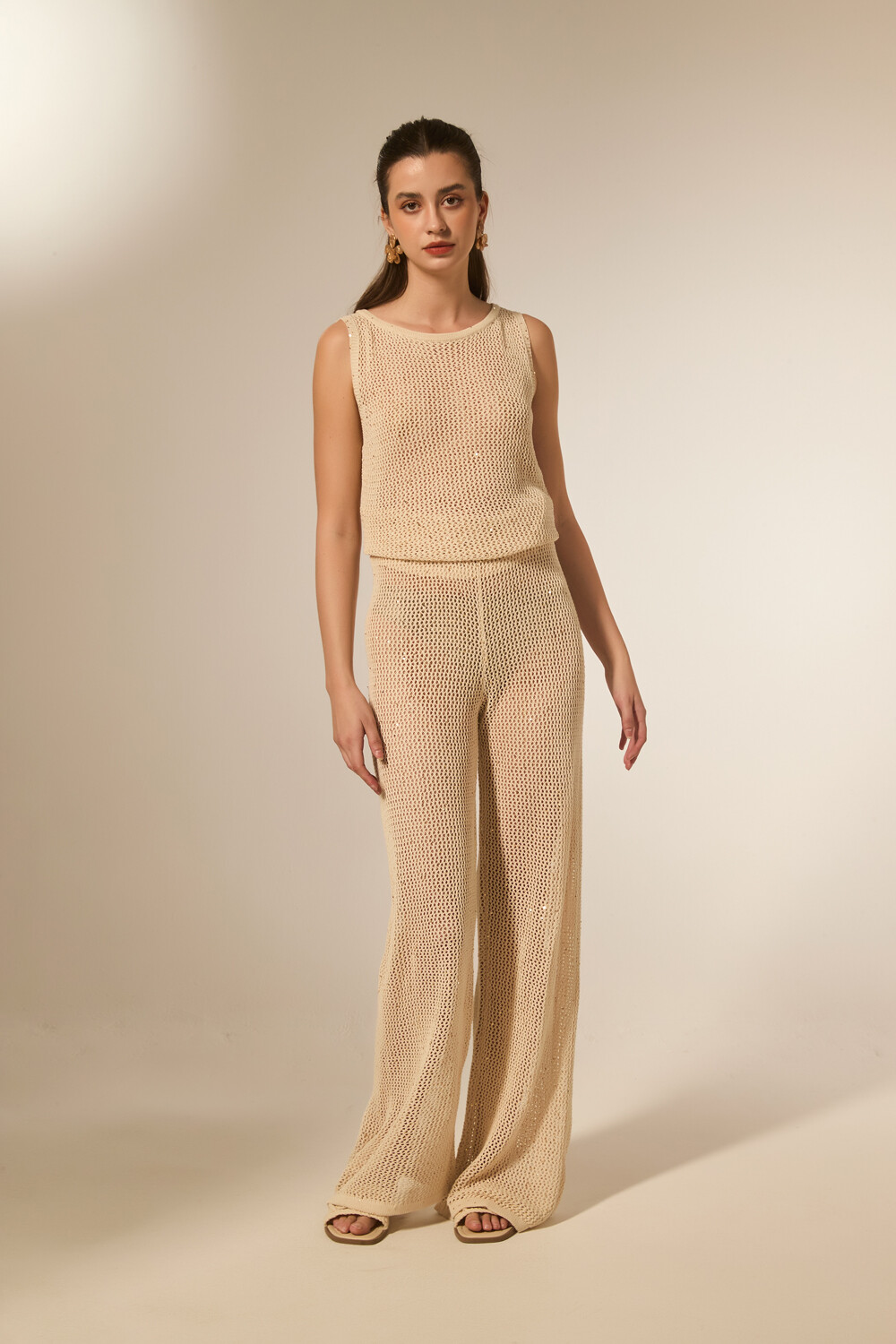 Pantalon Tejune Dorado