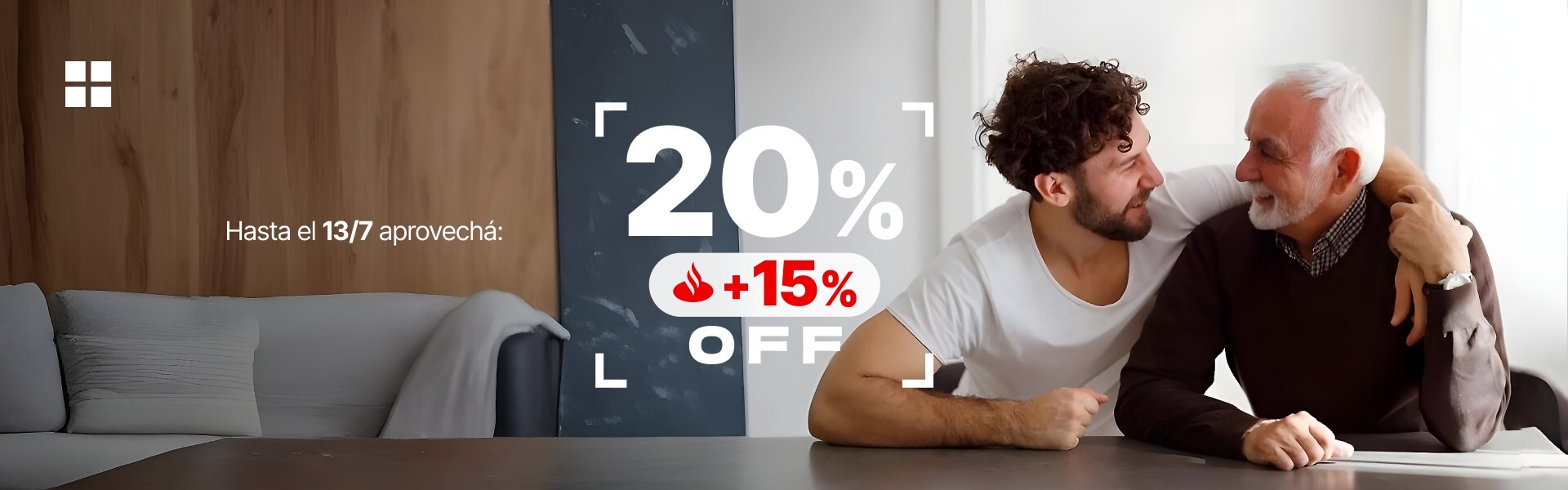 Día del Padre 20+15% OFF