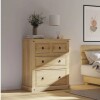 Comoda Rustica 4 Cajones Natural 028 Comoda Rustica 4 Cajones Natural 028