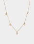 Collares Cortos Corazón Collar Corto Multi Dije Corazón - Dorado