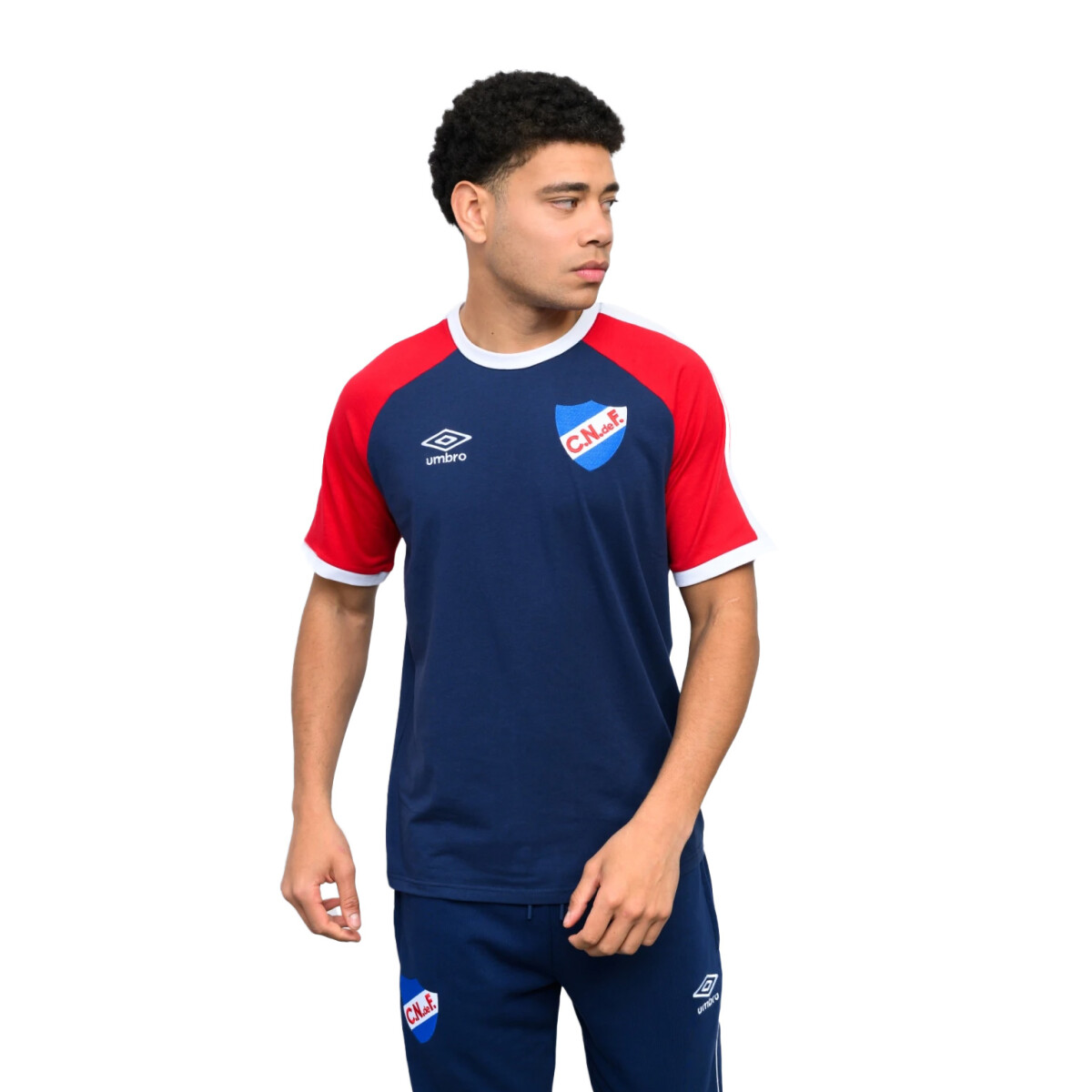 Remera de Hombre Umbro Nacional Fitz - Azul - Rojo 
