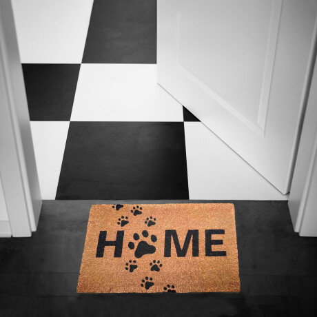 Alfombra Puerta Entrada Felpudo Coco Goma 40X60 Home Huellita