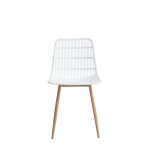 SILLA ALASKA PP/METAL SIMIL MADERA BLANCO SILLA ALASKA PP/METAL SIMIL MADERA BLANCO